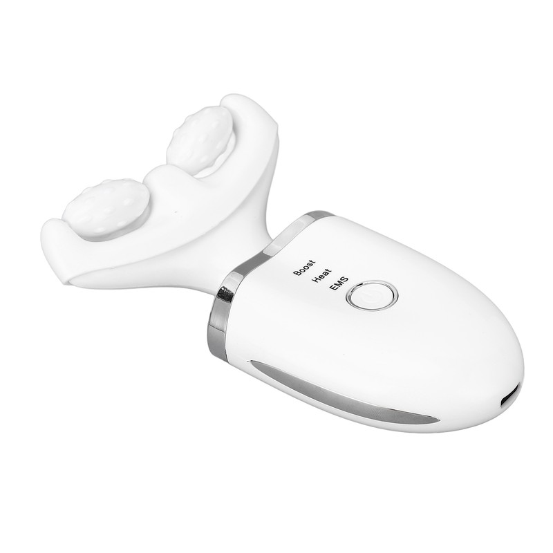 LED Neck Face Beauty Device with Detachable Massage Roller Heating