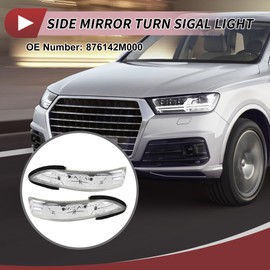 HEROFFIX 1 Pair Car Mirror Turn Signal Light for Hyundai for GENESIS COUPE 2008-2016 LED Trun Signal Light Lamp No.876142M000/876132M000