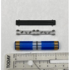 LED Ready Lightbar 1/24 1/25 LED Ready AeroDynic Lightbar Blue Clear Amber Police Sheriff Fire