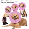 DAQI Collar de Recuperación para Perro, Inflable Cómodo Cono Protector