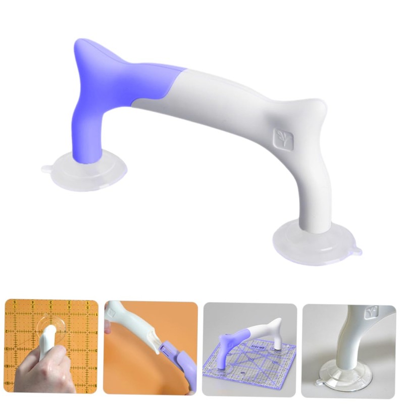 OHPHCALL Quilting Ruler Holder Suction Ruler Tool for Quilting Quick