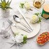 BBTO 100 Pcs Silverware Set for 33 Stainless Steel Flatware