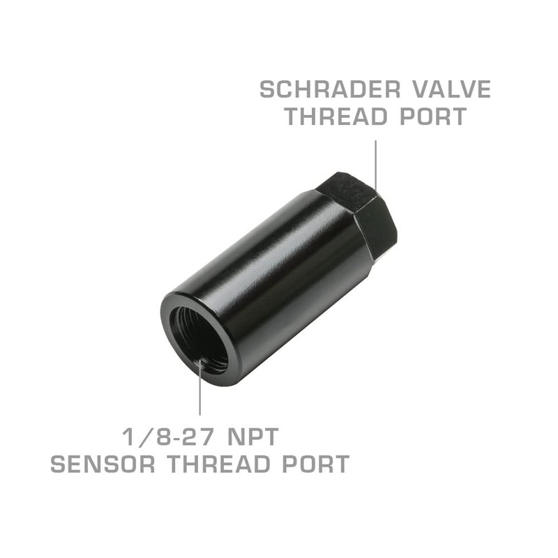 GlowShift Fuel Rail Pressure Sensor Thread Adapter - Compatible with