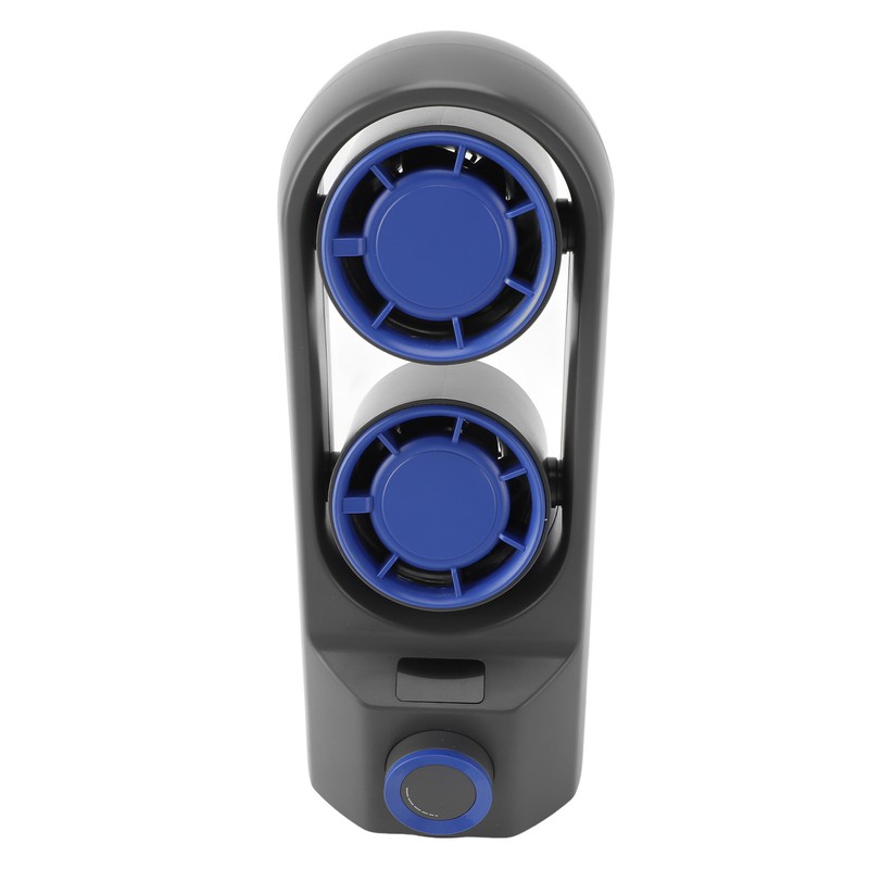 Desktop Tower Fan Profesional Efficient Stepless Speed Adjustable Dual Turbine