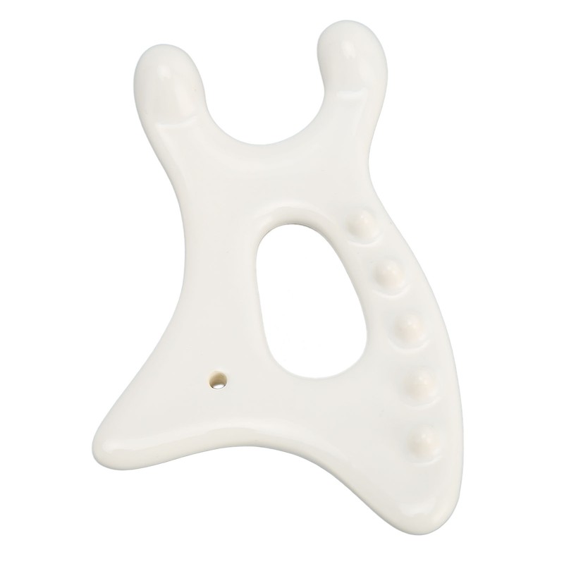 Ceramic Gua Sha Scraping Tool Ergonomic Rounded Edges Gua Sha