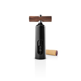 Eva Solo | Liquid Lounge Corkscrew Wine Bottle Opener | Self-pulling mechanism ensures that the cork is extracted in seconds | black