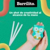 Barrilito Barra de Silicón de 11 mm. Paquete de 1
