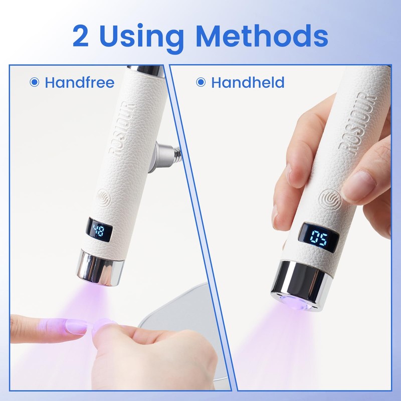 Rosiour Mini UV Lamp for Gel Nails- Rechargeable Handheld Nail
