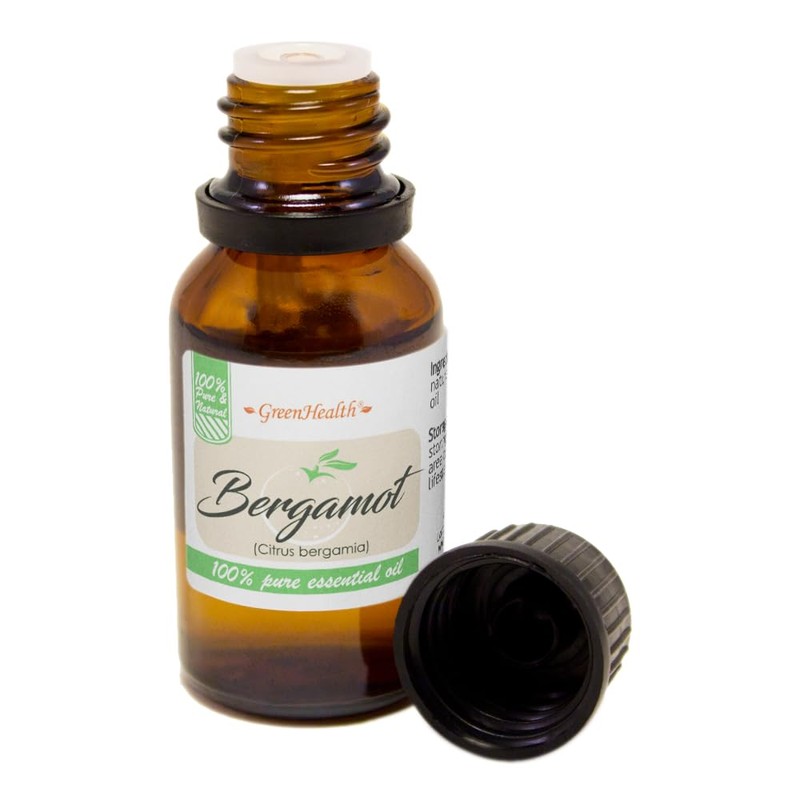 GreenHealth Bergamot Essential Oil – 1/2 Fl Oz (15 Ml)