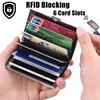 BONSYL Slim RFID Blocking Metal Credit Card Holder - Fashionable