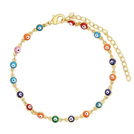 Evil Eye Bracelets Evil Eye Anklet Bracelet for Women Men Rakhi Bracelet for Brother Sister Black Thread for Evil Eye Red Protection Bracelet Mal De Ojo Bracelets for Teen Girl Gifts Trendy Stuff