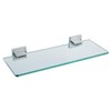 KOKOSIRI Wall Shelves Floating Bathroom Glass Shelf for Kitchen Storage,