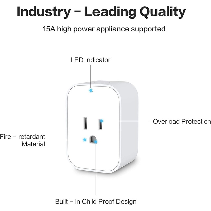 Aqara Zigbee Smart Plug with Energy Monitoring,Overload Protection,Scheduling and Voice