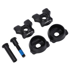 Stainless Steel Bike Seat Post Clamp, 4 Bike Seat Post Clamp Accessories | 2 Screw, 7x9mm, for Carbon Saddle Rails