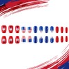 Independence Day Press on Nails Medium Coffin Fake Nails with