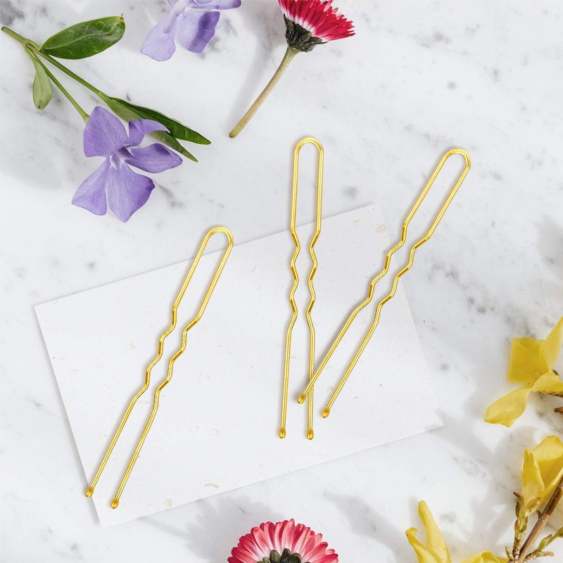 U Shaped Hair Pins, IKOCO 2.4inch Bun Hair Pins for