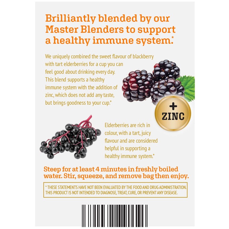 Twinings Herbal Tea 16 Count Pack of 6 Immune Support