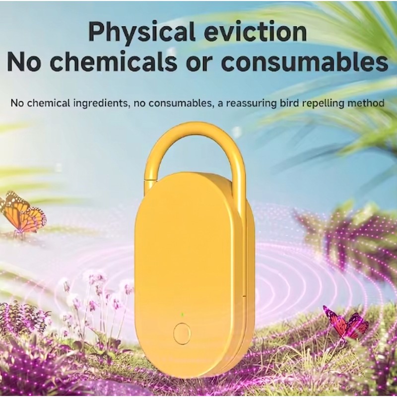 Ultrasonic Pest Repeller for Home & Vehicle – Rechargeable Design