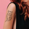 Feather fox - Forever Never® | Temporary tattoos for adults