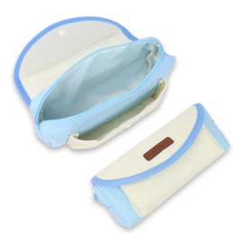 Bogirgal Pencil Case for Girls, Pencil Pouch Gift for Students Boys Kids Back to School, Aesthetic Pens Highlighters Stationery Supplies Storage Box (Blue)