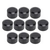 10PCS Motorcycle Head Bolt Cover Black Flat CNC Aluminum Engine