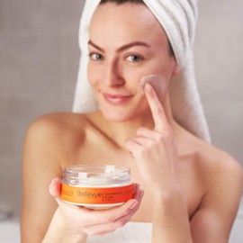 Skin Perfecto Face Scrub 150ml, Purifying Exfoliating Scrub Cream with Micro Hazelnut Granules for Deep and Intensive Face Scrub for Women and Men By Bellevue London