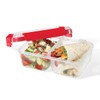 STARFRIT Easy Lunch Rectangular Divided Container - 32oz/946ml - Airtight