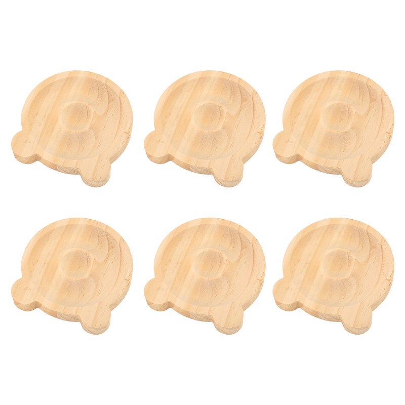 6pcs Jewelry Tray Solid Wood Bracelet Display Tray Decorative Exquisite