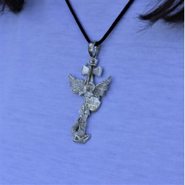 KAPRIBE Sankt Michael Anhänger aus 925er Silber