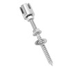 10Pcs Cross Cable Clamps 316 Stainless Steel Corrosion Resistant Cross