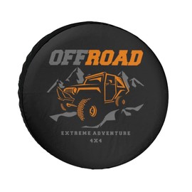 Replacement Tyre Cover, Off-Road Extreme Adventure Waterproof Dustproof Wheel Covers, Suit for SUV, Motorhome, Trailer, Car Wheel 17 Inch