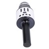 Q88 Microphone Wireless Bluetooth Karaoke LED Portable Handheld Black for