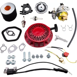 Ruma Honda Gx340 Gx390 Engine Tune Up Kit Carburetor Recoil Starter Spark Plug Filter