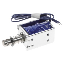 Hohopeti Push-Pull Electromagnet Door Magnets Solenoid Coil Water Solenoid Valve Solenoid Electromagnet Pull Push Solenoid Actuator 12 Pull Solenoid Linear Solenoid Electromagnet One Copper