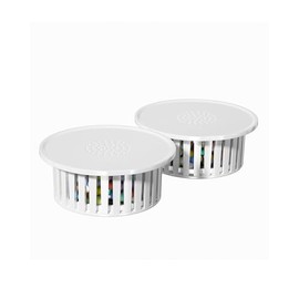Filtros de Repuesto VMASSTONE RF-002 (Paquete de 2) - Filtración de 20 Etapas para Regadera FM-002 - Agua Más Suave, Piel Más Sana