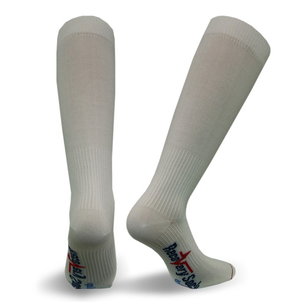 Vitalsox Italy Recovery, On Your Feet All Day True Graduated Compression Socks, Silver Drystat, Blanco, X CH