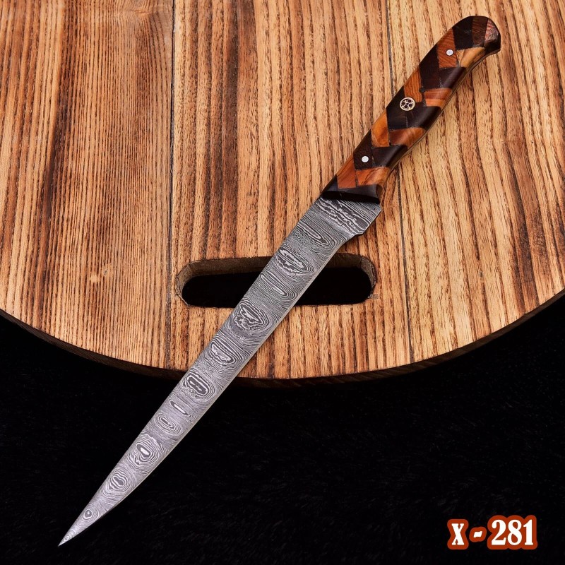 Damascus Knives Handmade Damascus Steel Fillet knife | kitchen knife