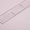 ITOCHU Retail Link Acrylic Ruler 11.8 inches (30 cm) Metal