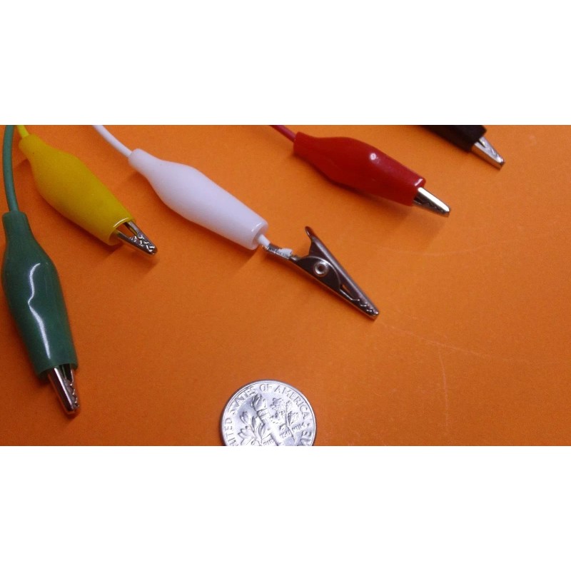 5pcs - 18" DOUBLE end Crocodile Clips Cable Alligator Clips