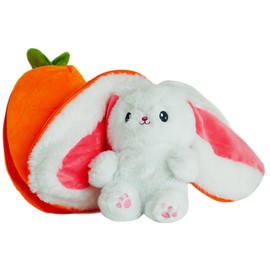 Deluxe Paws Easter Bunny Reversible Plush (Orange)