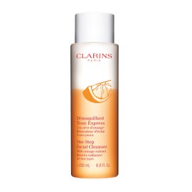 Clarins One-Step Facial Cleanser With Orange Extract | 2-In-1 Cleanser and Exfoliator | Restores Radiance | No Rinsing Necessary | All Skin Types | 6.8 Ounces