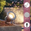 ledscom.de Garden Spotlight with Ground Spike MIBU for Outdoor Use,