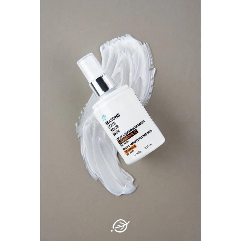 Leche Hidratante Facial Vitamina C 100gr Tipo de piel Seca