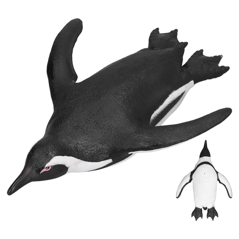 Penguin Model Simulation Soft Rubber Sliding Penguin Model Marine Animal
