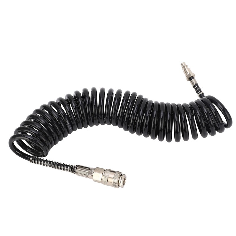 Recoil Air Hose Pressure Resistant Durable Flexible Lightweight Coiled Air