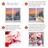 DERAYEE Christmas Window Decoration, Large Window Decoration, Snowflakes Window Decoration