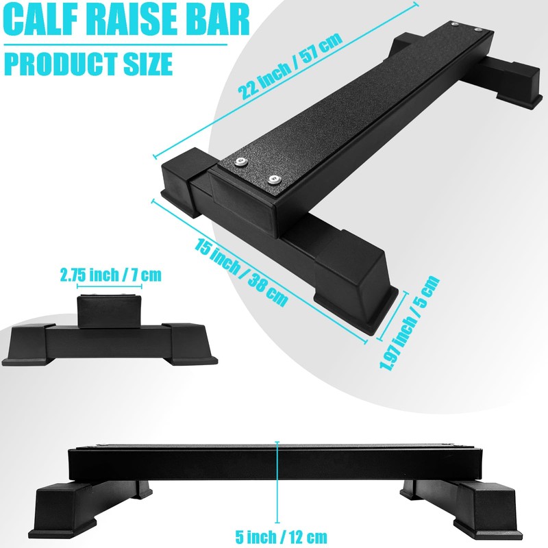 Steel Calf Raise Bar, Standing Calf Raise Platform Machine, Calf