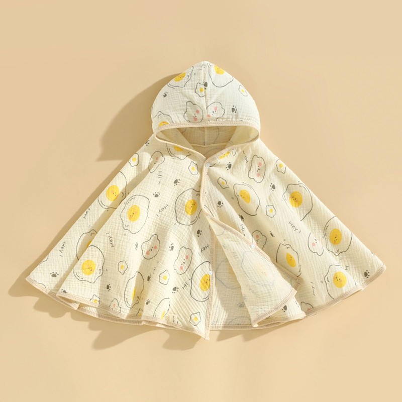 Baby Cape, Sun Protection, Lightweight, Easy Care, Skin-Friendly Children's Cotton