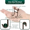 Jovware Bronze Shower Caddy - 4 Pack Open Shelf Hooks