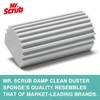 4 Pack Damp Dusting Sponge Duster, Grey Dust Cleaning Sponge,